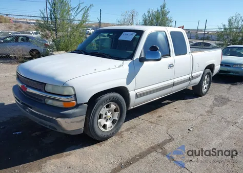2000 Chevrolet Silverado 1500 Ls из США, поврежденный, VIN 2GCEC19VXY1333484